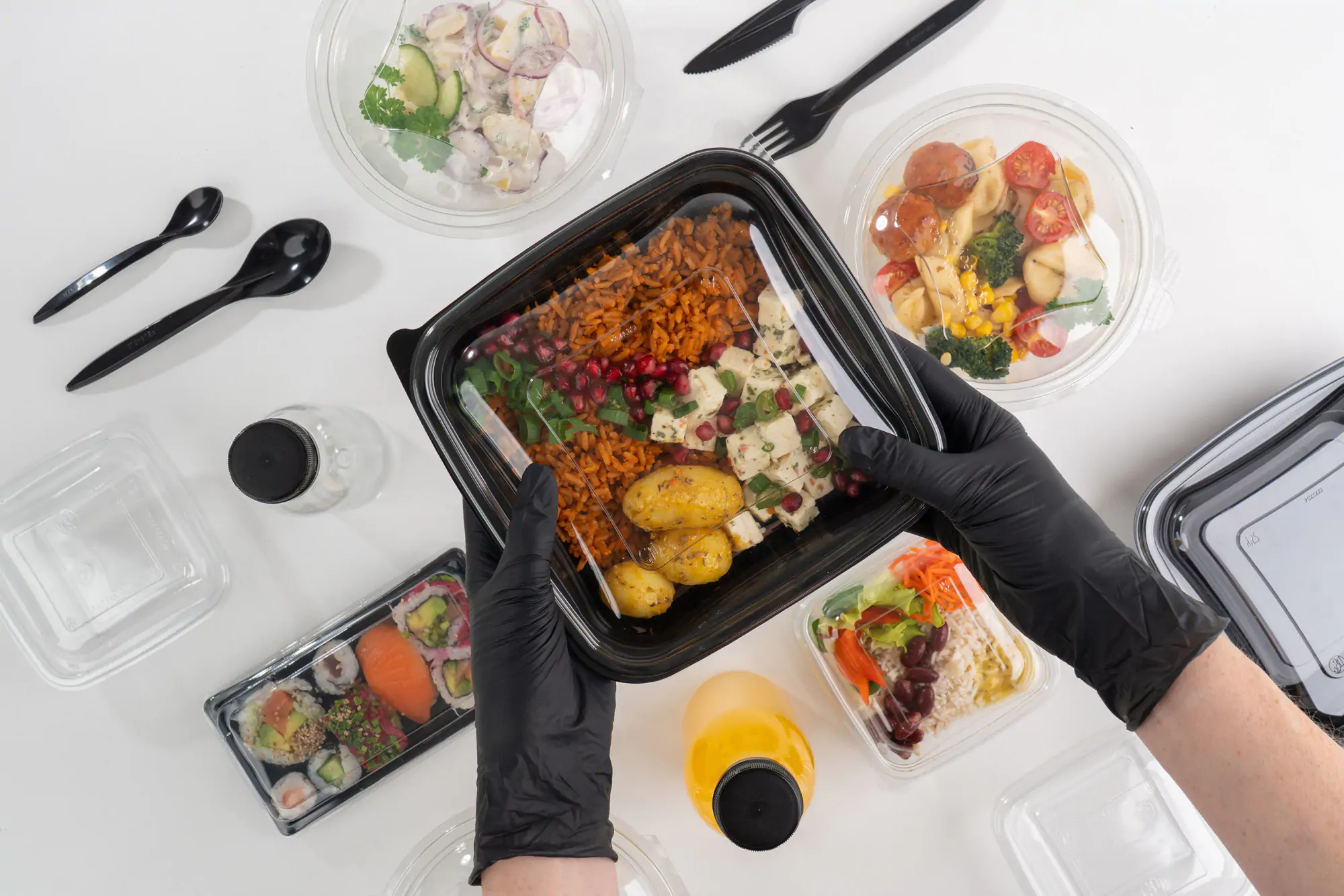 Verpackung für Gemeinschaftsverpflegung