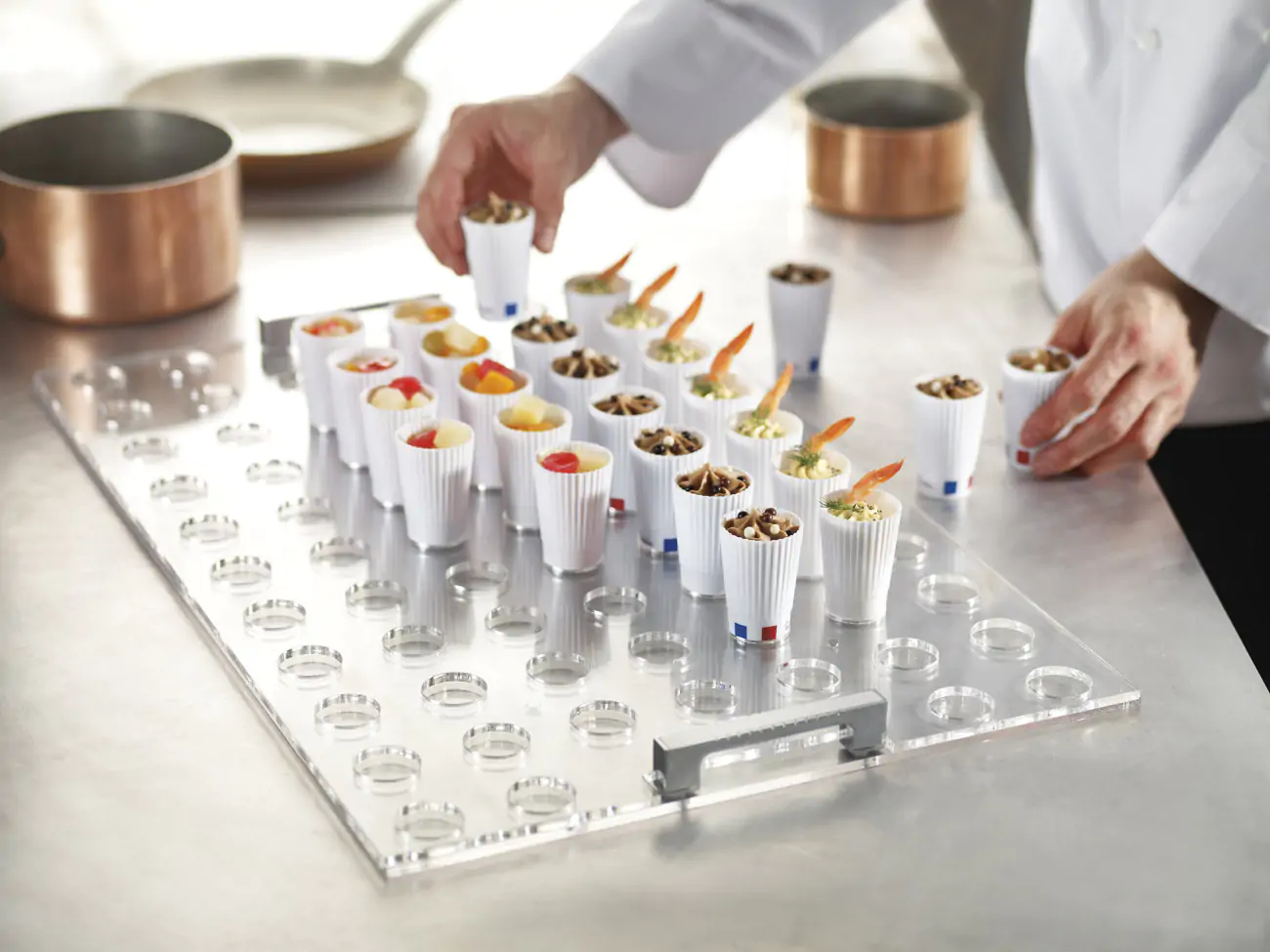 Tabletop Catering plateau toques