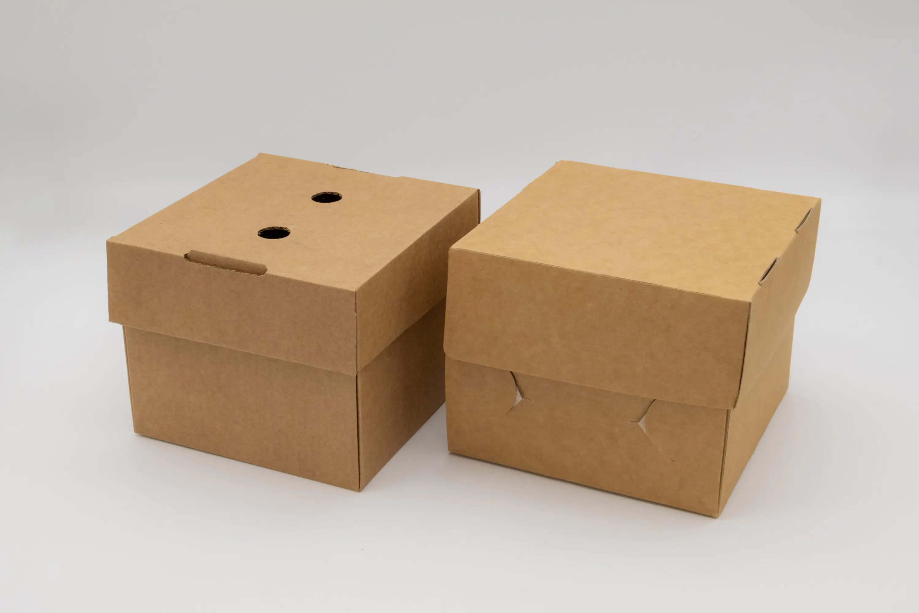 Wunschmaterial - aus Vollpappe oder Wellkarton, mit oder ohne Luftlöcher