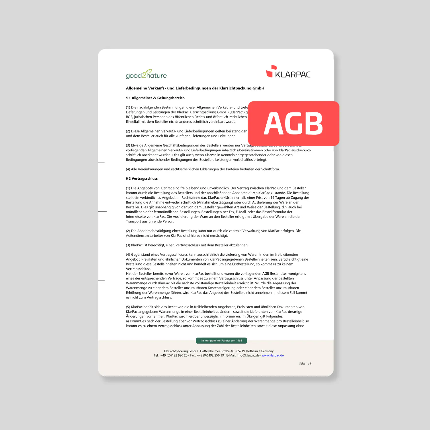 AGB Klarsichtpackung GmbH